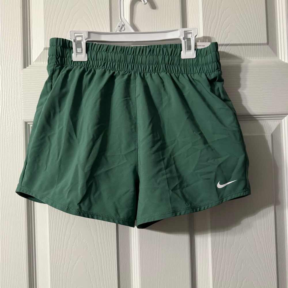 Nike Girls Green Athletic Shorts